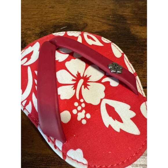 CarrieandCo Flip Flop Drink Coasters - Set Of 3 Flip Flop Drinkwear For Glasses - Picture 5 of 13